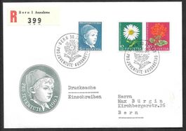 R-FDC Pro Juventute Serie 1963 J200-J202 ET Bern 30.11.1963