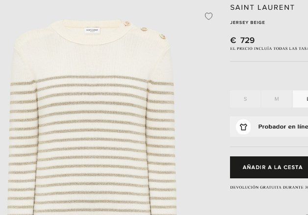 Saint Laurent Maglioni & Felpe: Saint Laurent Pullover / Pull .S – Usato da Collonges venduto da arashee 1