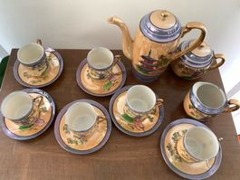 Vintage Japanisches Lusterware Tee Set - Vollständig
