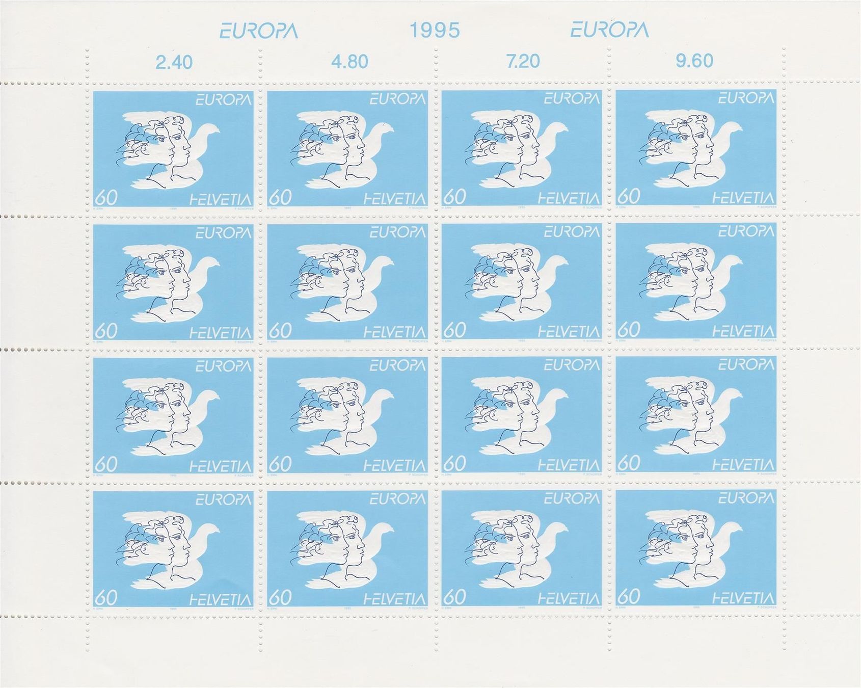 Tiro con l'arco: 1995 Europa Kleinbogen Postfrisch Erni – Usato da Spiez venduto da Crazyduck