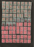 Schweiz 72 Portomarken  gestempelt  Katalog 52.-