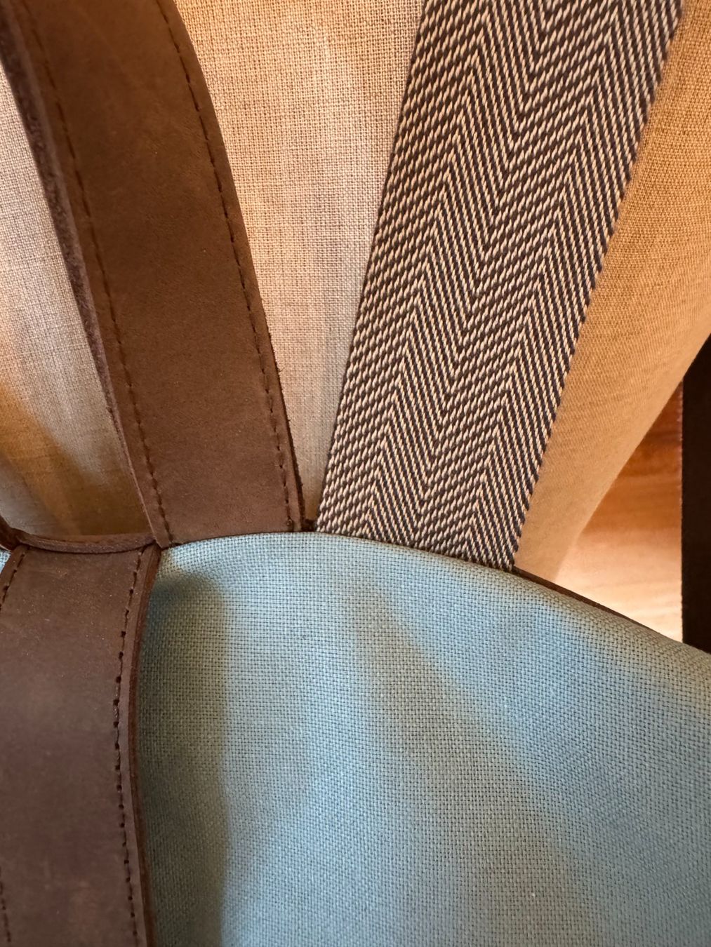 Zaini: Roll-Top Rucksack blaugrün mit braunem Leder – Nuovo e nell'imballaggio originale da Stäfa venduto da Mofi8712 3