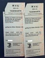 2 SBS-Tageskarten für die Bodensee-Schifffahrt