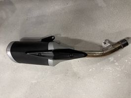 Kawasaki Motorrad Auspuff Top Zustand
