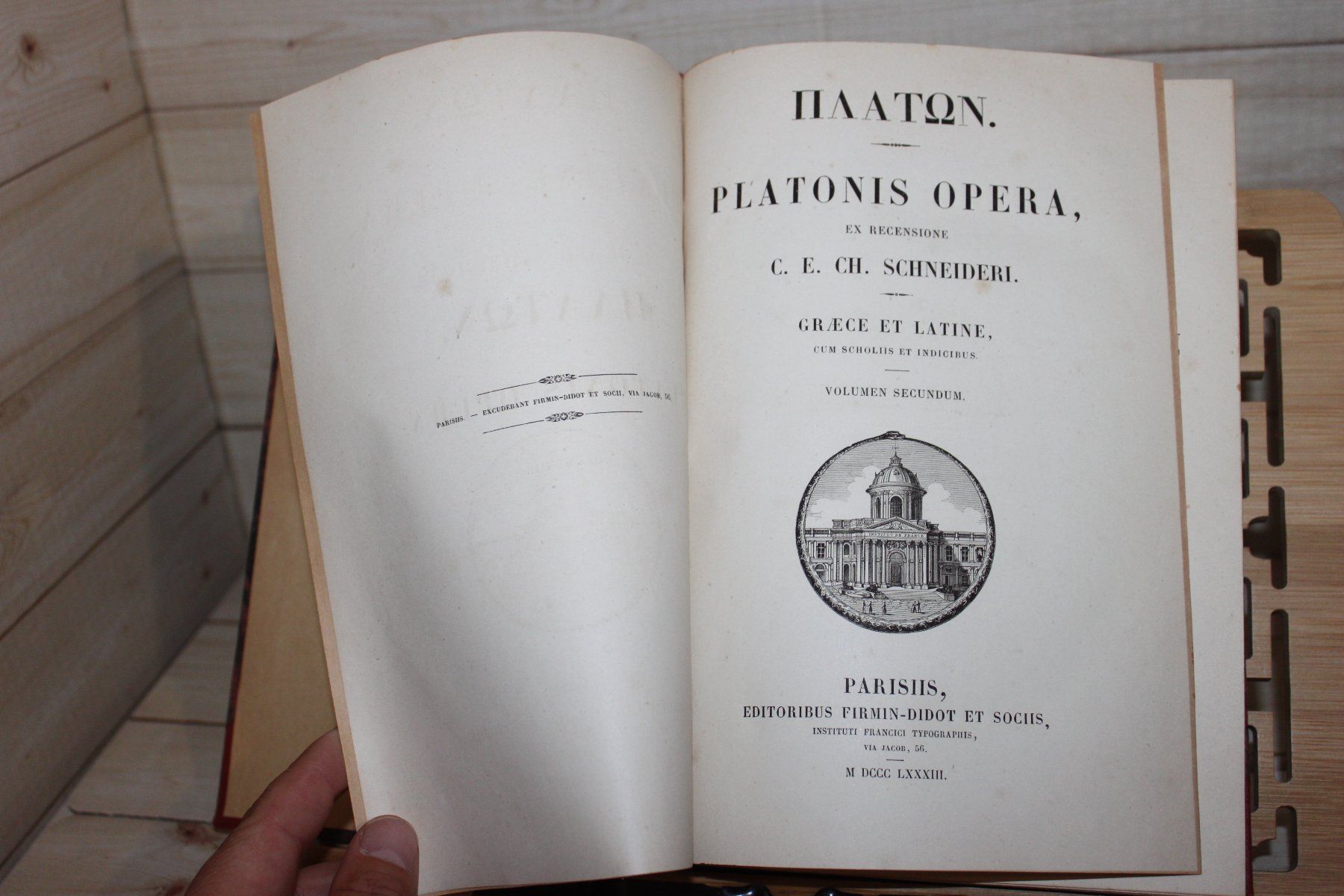 Libri: 2 BÄNDE Platon. Platonis Opera. Ex Recensione – Usato da Kaden venduto da Buchantiquariat 1