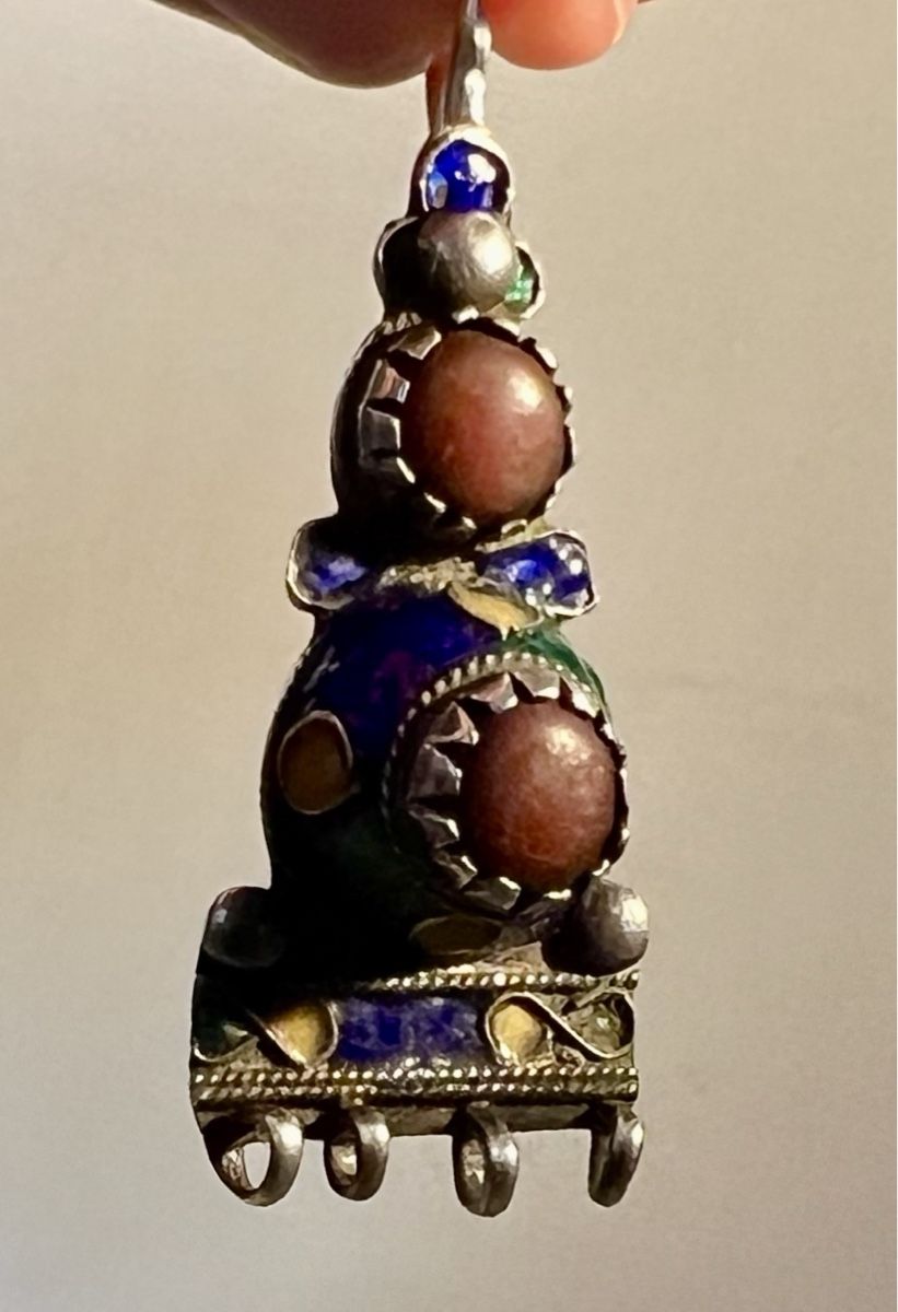 Collier art-deco en ambre Russe facetté - Montres & Bijoux