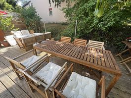 Gesamte Terrasseneinrichtung