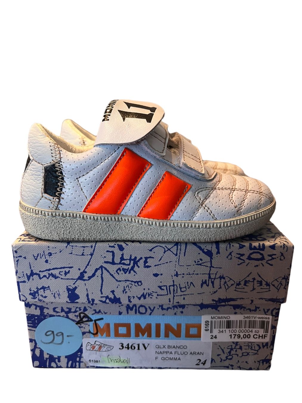 Momino Scarpe da uomo: SOMMER-  SALE Momino Sneaker, Leder Gr. 24, ISL 15.5cm – Nuovo e nell'imballaggio originale da Steinhausen venduto da Jan_CesilWeber 5