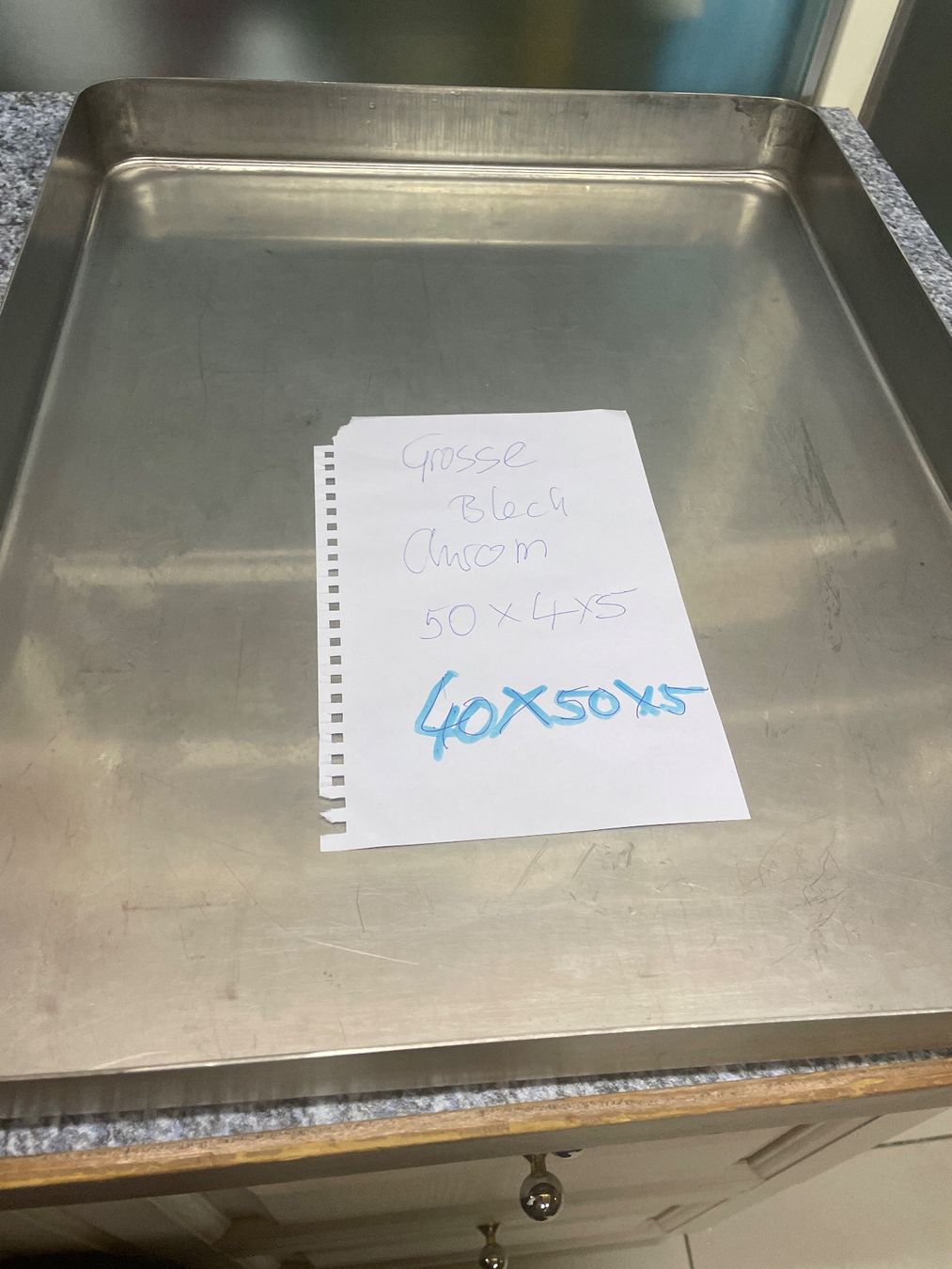 Cucine complete: Ofen Blech für grosse Ofen – Nuovo (secondo la descrizione) da Frauenfeld venduto da Waldtaube53