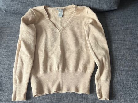 GAP Merino Wollpullover, Beige, Damen Gr. XS/XXS