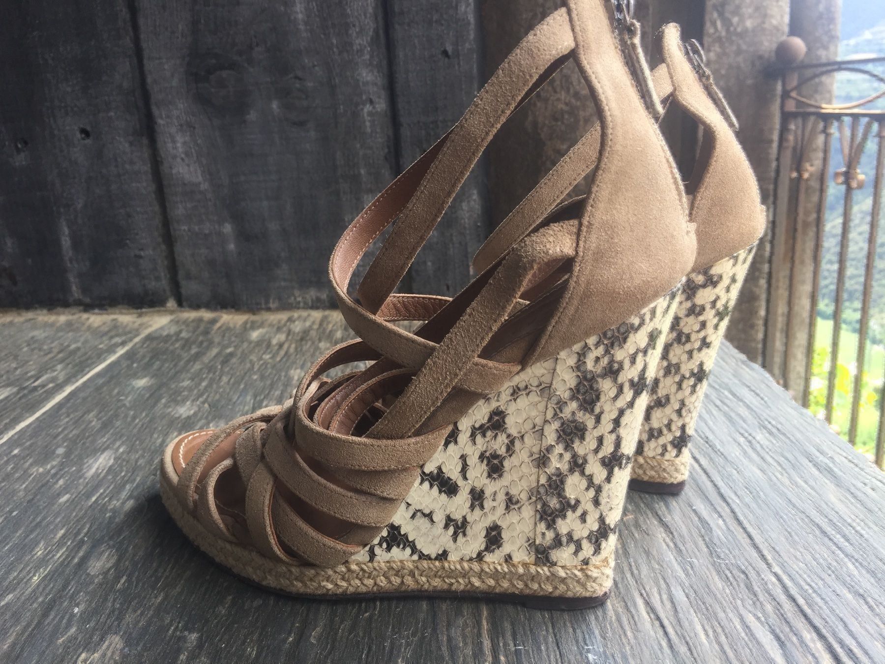 Scarpe da donna: Barbara Bui Python sandals / wedges (39) – Usato da Zug venduto da Nat.yushkevich 4