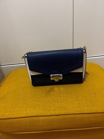 Michael Kors Handtasche Crossbody blau/weiss guter Zustand