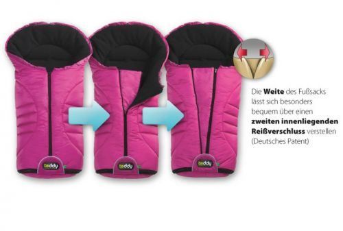Odenwälder Sacchi a pelo: Odenwälder Fußsack Teddy One2 schoko – Nuovo e nell'imballaggio originale da Wangen b. Olten venduto da Babywohl 1