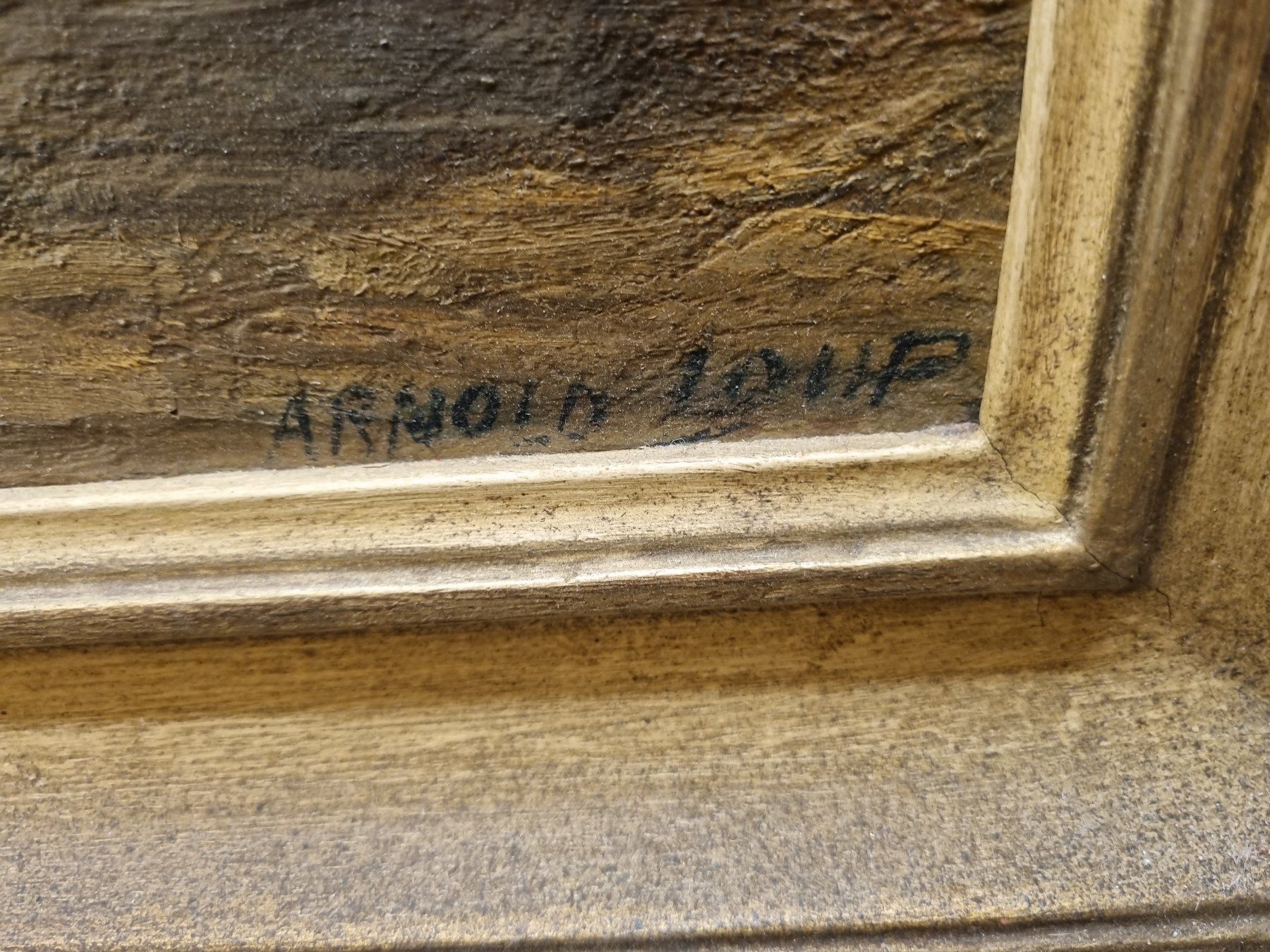 Dipinti: Originales Gemälde von Arnold Loup, Schweizer Berglandschaft – Usato da Trachslau venduto da post35 1