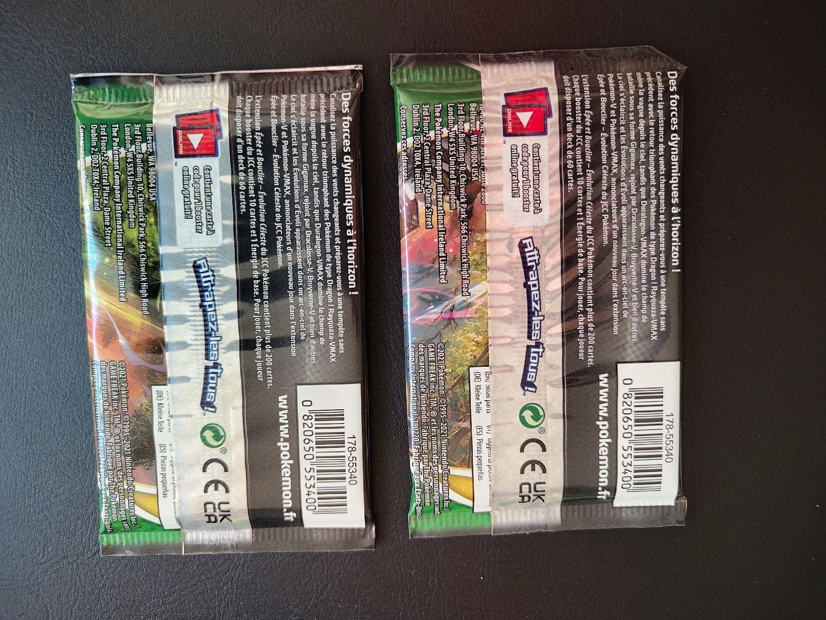 Pokémon Cartes à collectionner: 2 Booster Evolution celeste – Neuf (Voir description) à Lausanne par PokePoke 1