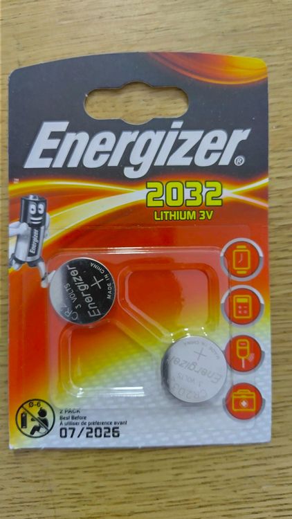 2 x Energizer CR 2032 Lithium, 07.2026 | Kaufen auf Ricardo