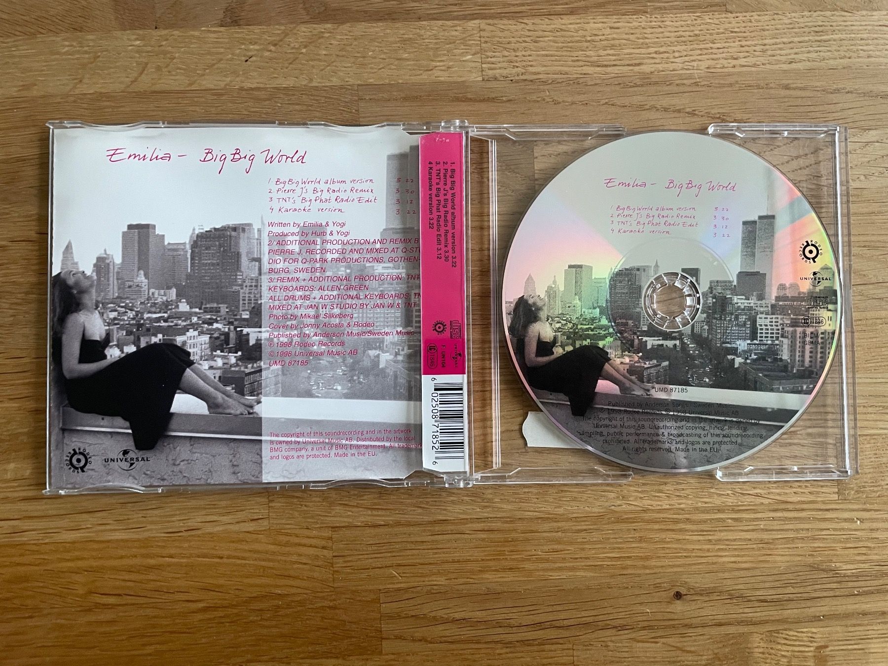 CDs: CD / Single - Emilia - Big Big World - 1998 – Gebraucht aus Winterthur von Secondhand-Family 2