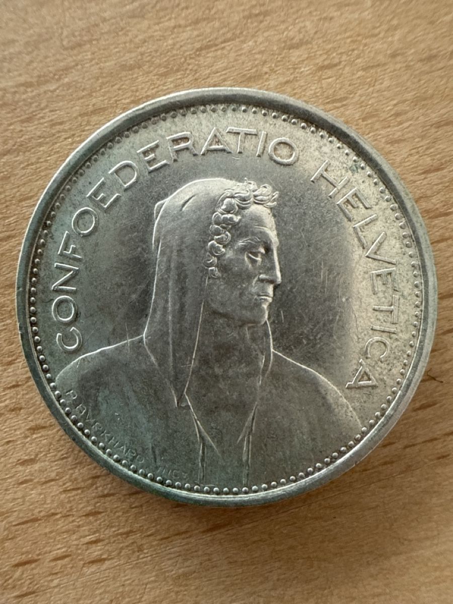 Toutes les monnaies: 5 Franken 1967 Silbermünze – D'occasion à Appenzell par Wumo74 1