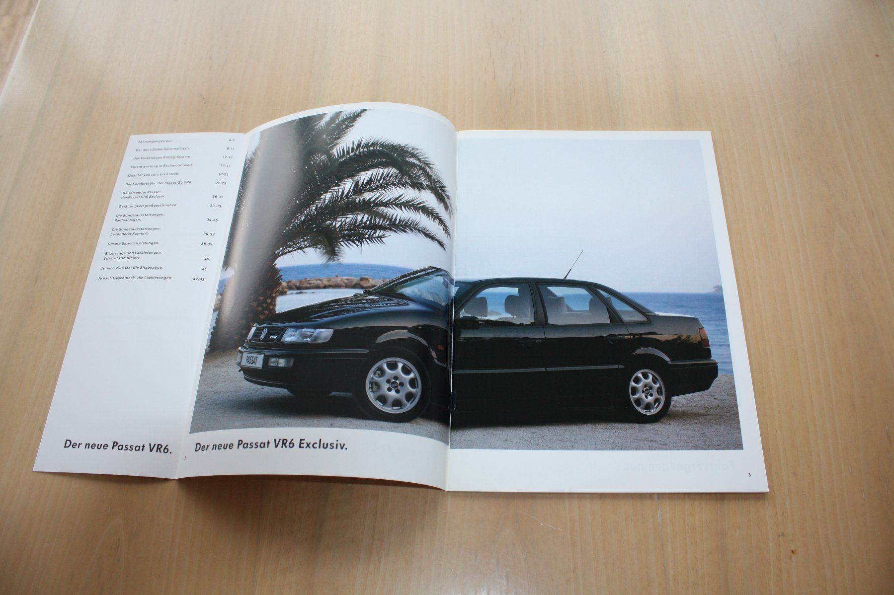 VW Documenti: VW Passat VR6 Prospekt 8/1993 – Usato da Wikon venduto da erwin400 1