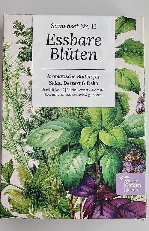 Pflanzen & Samen: Essbare Blüten Samenset Nr. 12 – Neu und originalverpackt aus Duggingen von lot-of-fun