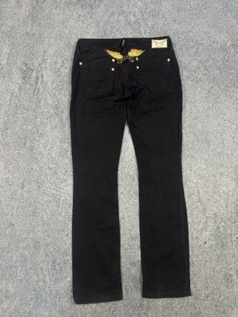 Schwarze Robin's Low waist Jeans, Gr. 28, 