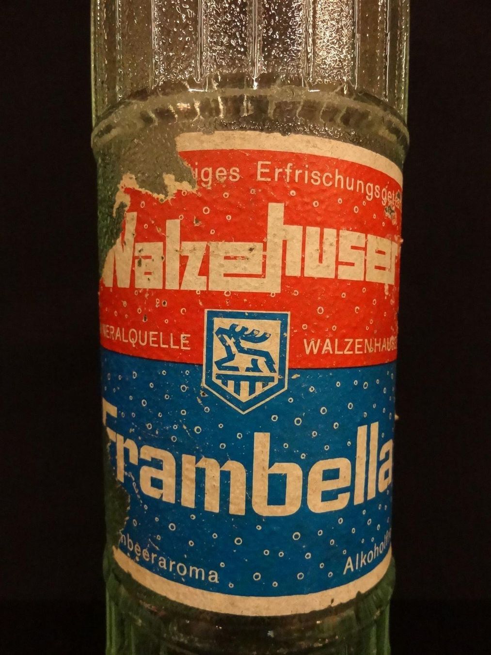 Gläser, Krüge & Flaschen: alte Flasche WALZEHUSER FRAMBELLA 1965 – Gebraucht aus Kerzers von Flaschenposten 3