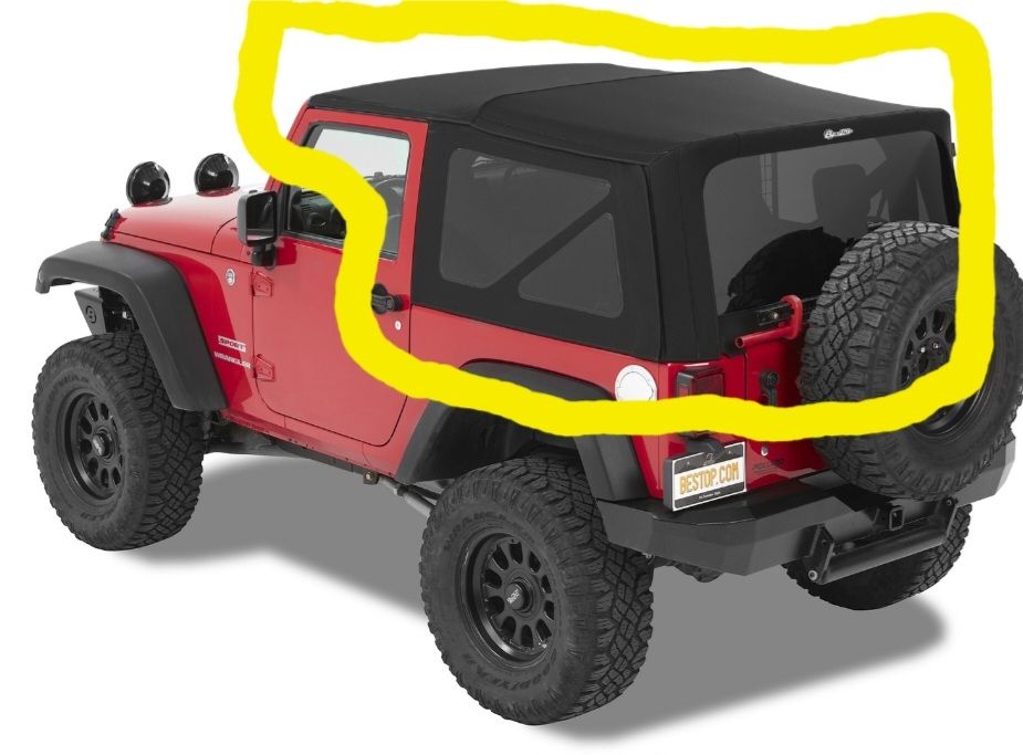 Jeep Tutti pezzi di ricambio auto: Hardtop Jeep Wrangler CRD – Nuovo (secondo la descrizione) da Saland venduto da Moni021