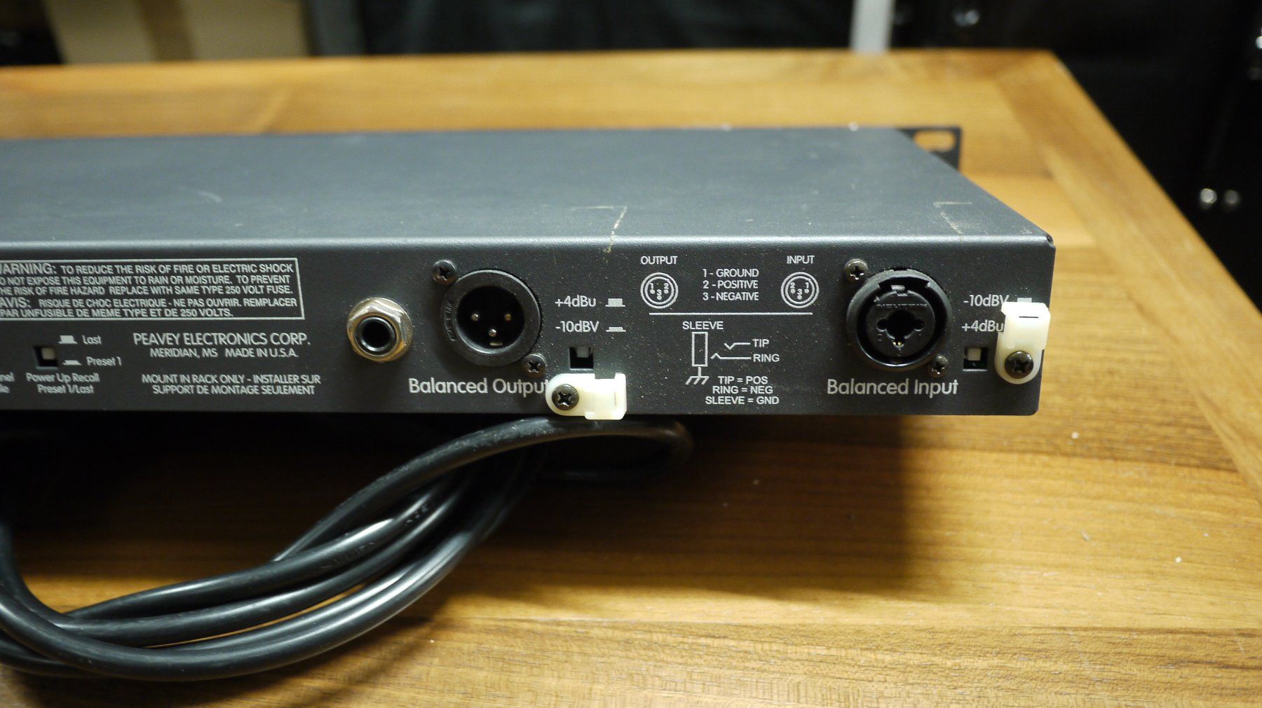 Peavey Equalizzatori: PEAVEY Feedback Ferret Reducer – Usato da Kaiserstuhl AG venduto da GTM-Kaiserstuhl 5