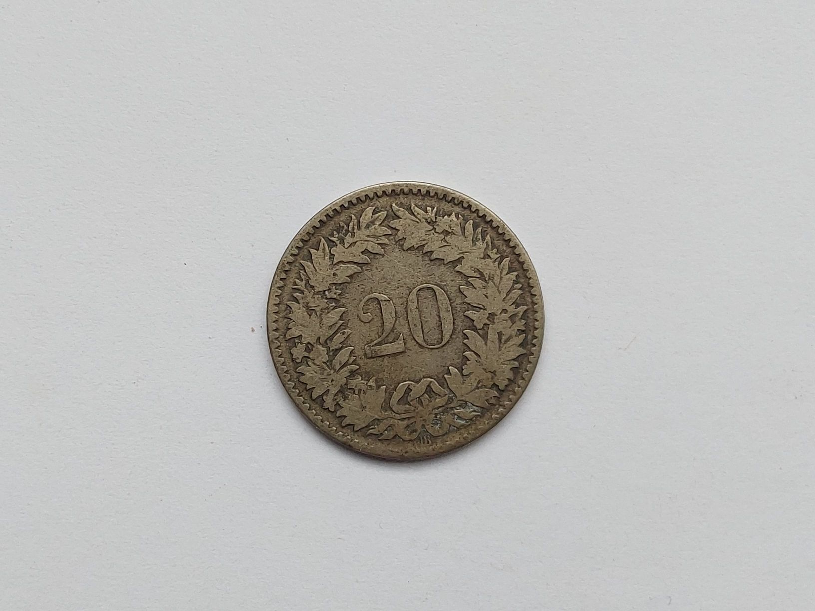 Toutes les monnaies: 20 rappen 1850 – D'occasion à St. Gallen par aha_2prr 1