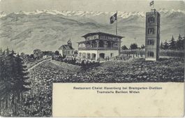 Rest.-Chalet Hasenberg b.Bremgarten-Dietikon Tramstelle Beri