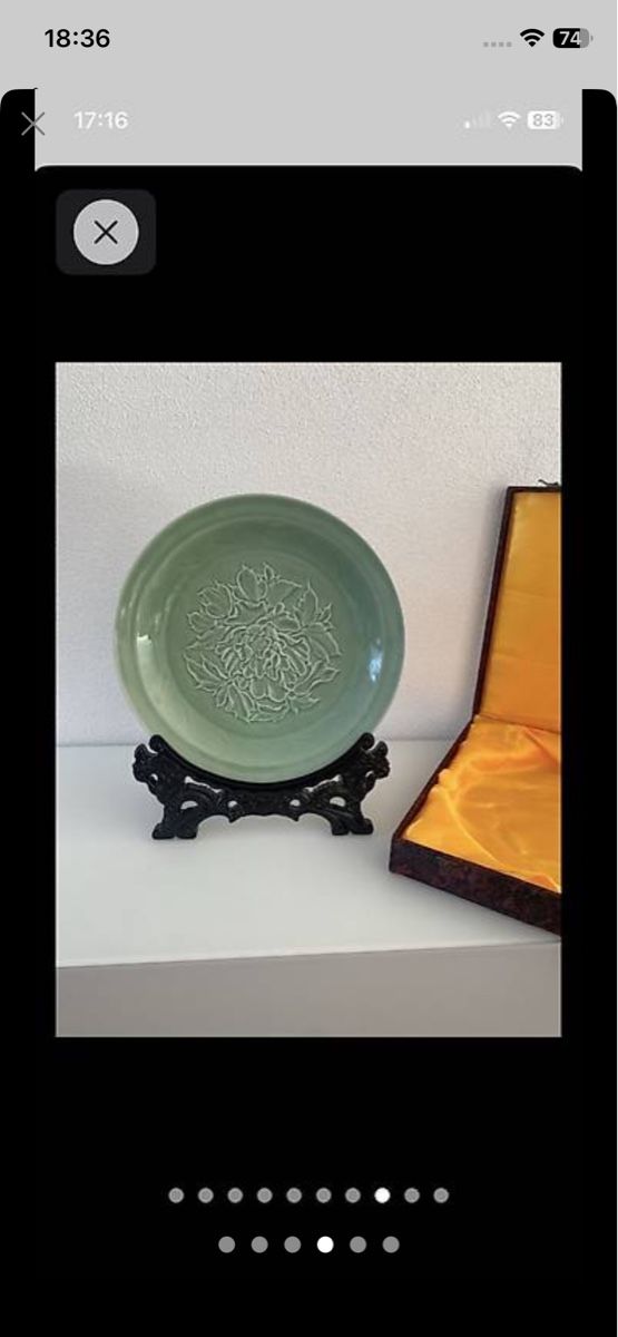 Teller: LONGQUAN porcelain. Seladon. Celadon – Gebraucht aus Lenzburg von erv_v7lr 3