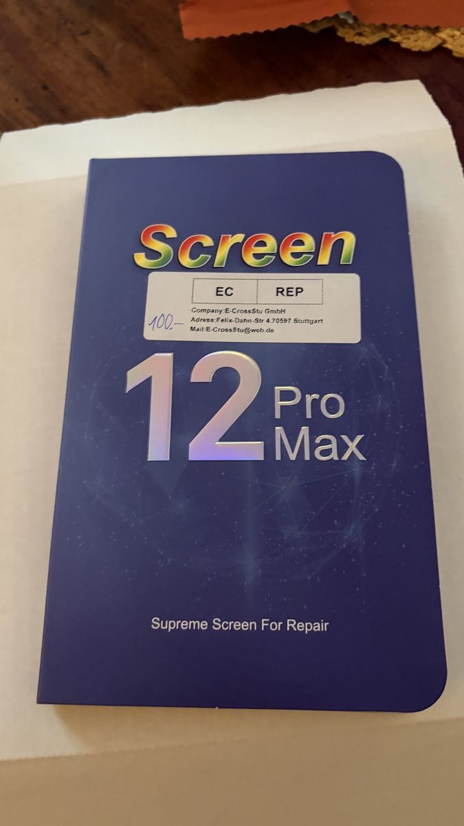 Monitor: iPhone 12 Pro Max Display Reparatur – Nuovo e nell'imballaggio originale da Seon venduto da amko03