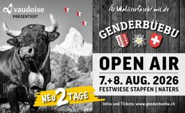 2 Tickets Genderbüebe Openair 8.8.26