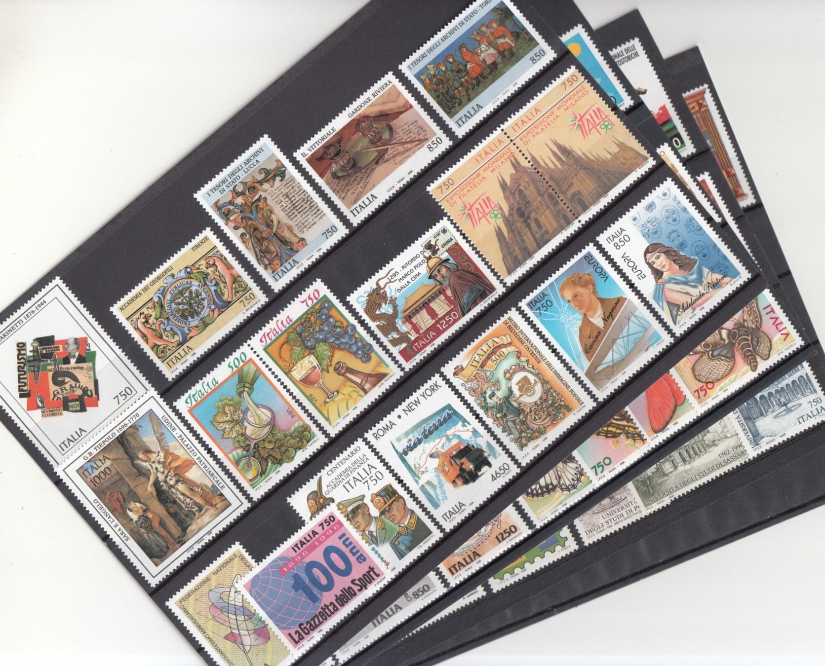 Tutti i francobolli: Italien 1996 postfrisch – Usato da Bürglen TG venduto da StampGraf