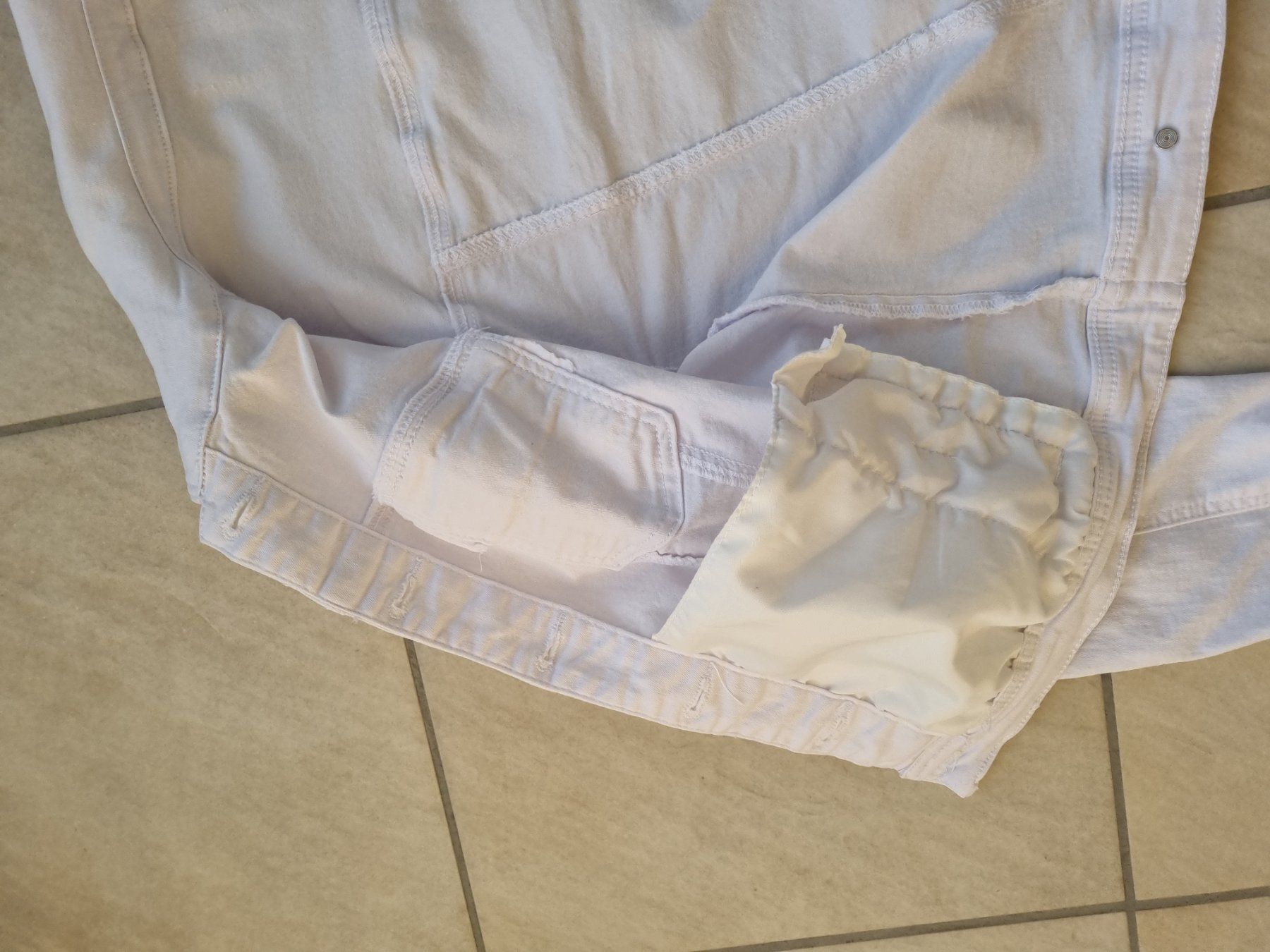 Giacche: Jeansjacke weiss – Usato da Schüpfheim venduto da Rezwel 2