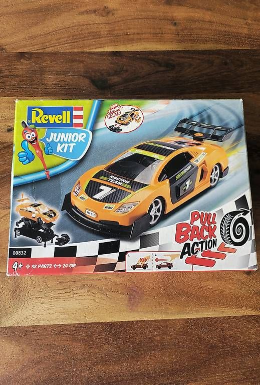 Kit di costruzioni: Revell 00832 Pull Back Racing Car, orange Automodell Bausatz – Usato da Magden venduto da tob_lc27