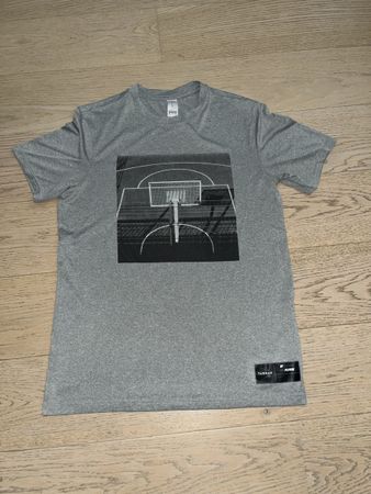 T-shirt de sport gris taille S