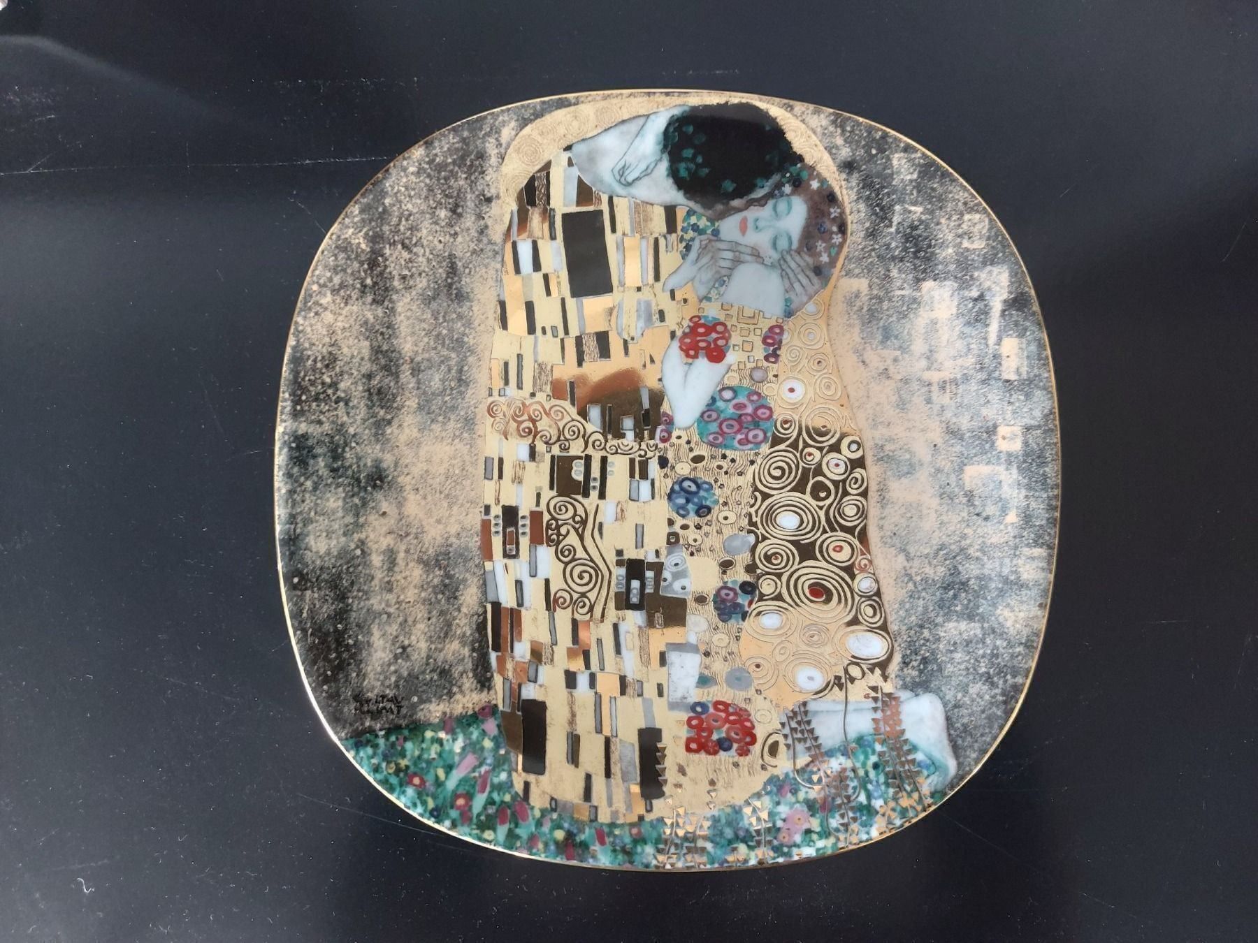 Piatti: Der Kuss Gustav Klimt Kunstteller 1990 – Usato da Pfäffikon ZH venduto da eric0113 2