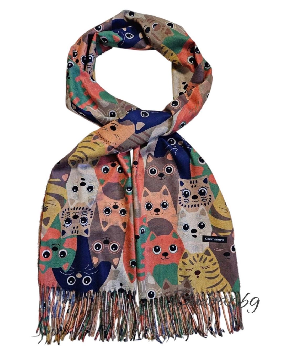 Foulards, Tücher & Schals: Cat Scarf – Neu (gemäss Beschreibung) aus Zürich von FT_Zurich