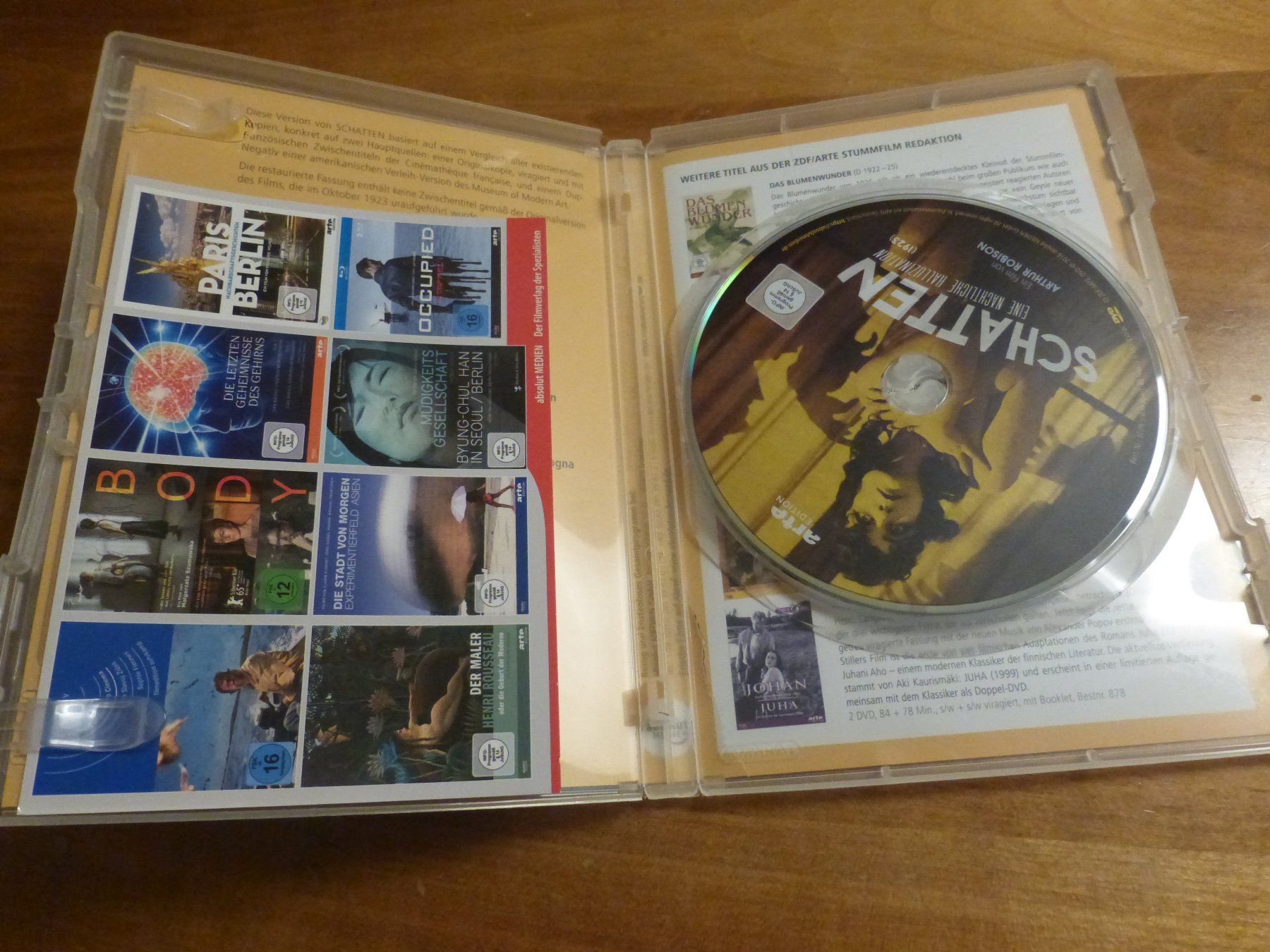 Tutti i DVDs: Schatten Eine nächtliche Halluzination DVD – Usato da Zumikon venduto da psisound 7
