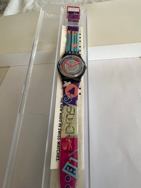 Orologi: SWATCH GENT GB 143 EAN CODE ANNEE 1992 NEUVE – Nuovo e nell'imballaggio originale da Epalinges venduto da Gtworld 1