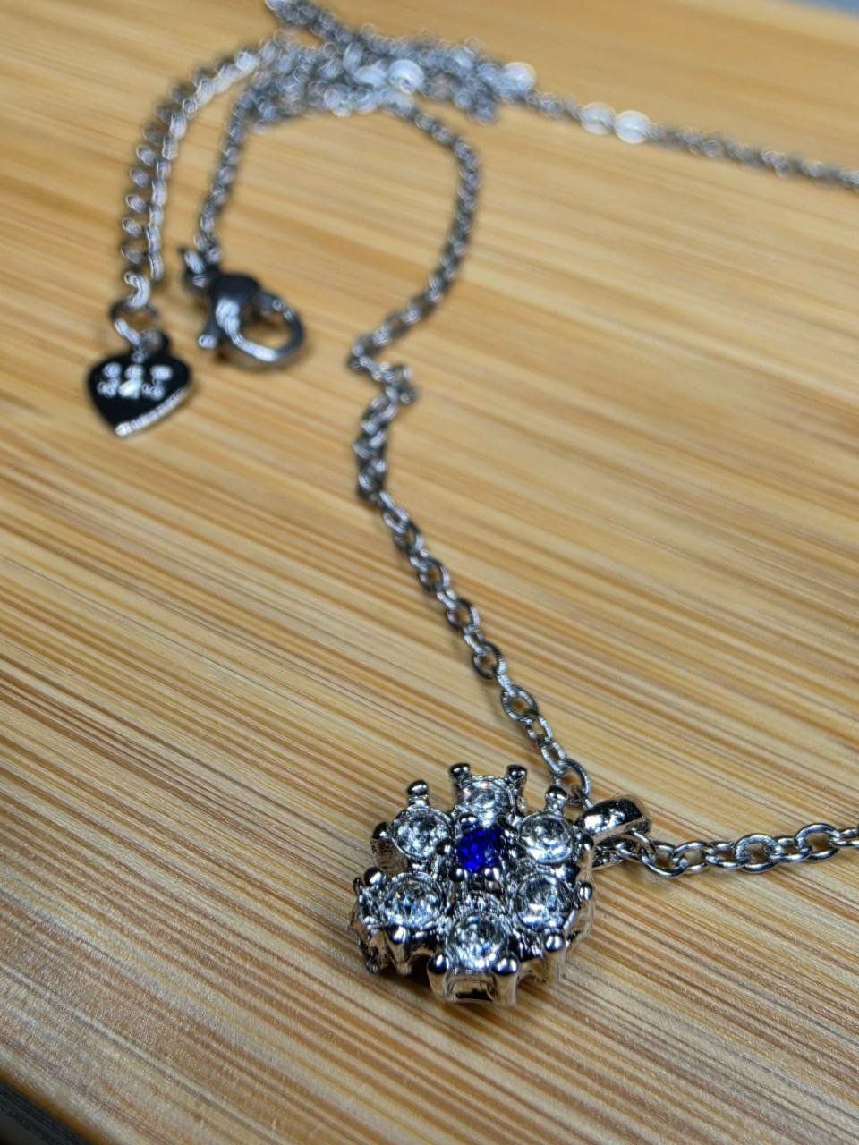 Catenine: Collier argent avec zircons – Nuovo e nell'imballaggio originale da Reconvilier venduto da MARCLAT 1