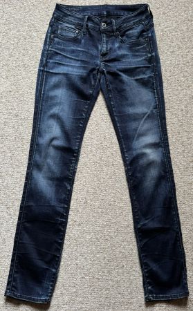 G-STAR ATTACC Jeans Mid Straight dunkelblau Gr. W27