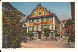 Hitzkirch LU Hotel Engel Oldtimer Auto1930 sehr gut erhalten