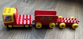 Lego Duplo Lastwagen mit Wagen / Anhänger
