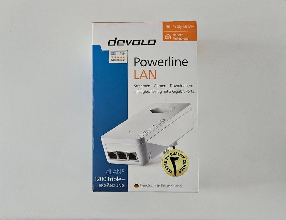 Devolo Powerline LAN - 1200 triple+ (Neu!) (Neu (gemäss Beschreibung ...