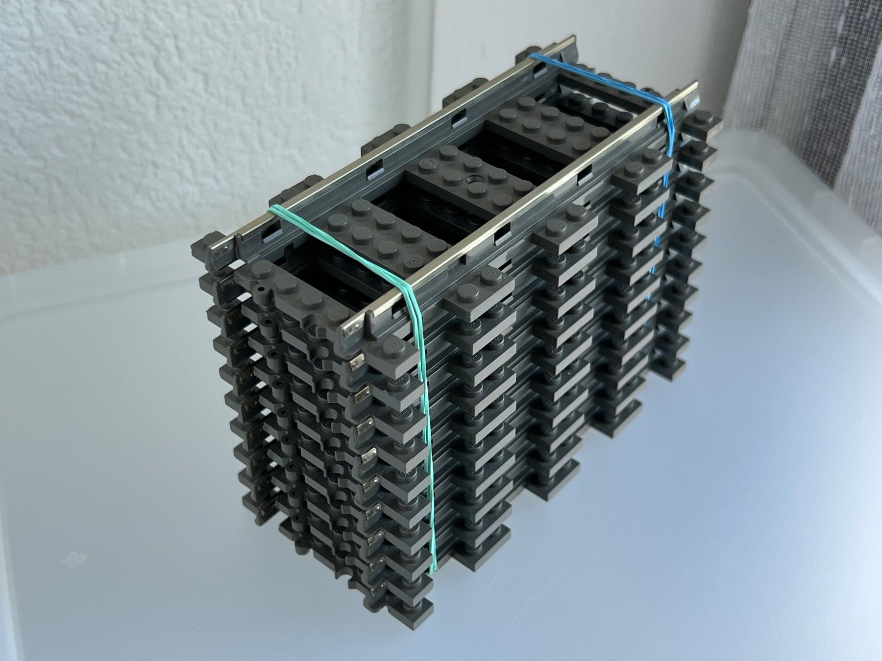 Lego Spielzeuge: LEGO 9v Schienen Gerade 10 stk. – Gebraucht aus Uttigen von sonorsonic 1