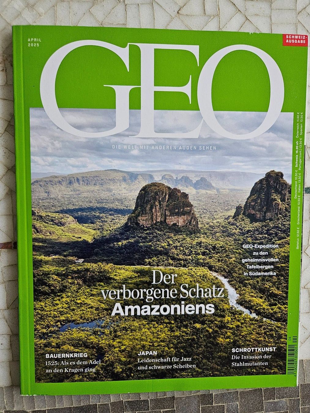 Riviste & Magazine: GEO, Der Verborgene Schatz Amazoniens – Usato da Zürich venduto da lorenzo167