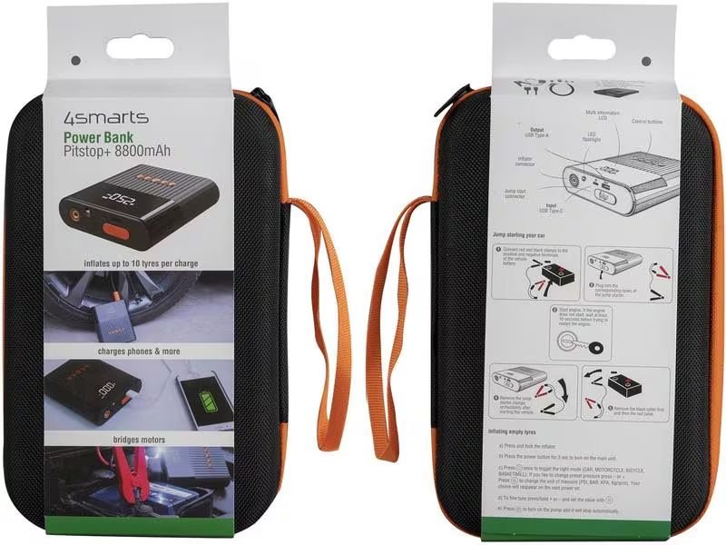 Batterie: 4smarts Powerbank Pitstop+ 8800mAh - Starthilfe & Kompressor – Nuovo e nell'imballaggio originale da Rickenbach LU venduto da cornel66 2