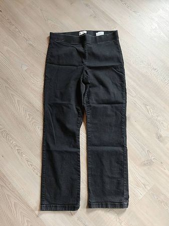 CARMAKOMA Schwarze Hose 46 Gummizug Stretch Straight Leg 